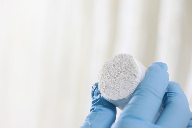 Fibres de membrane de microfiltration renforcée ISO chimique