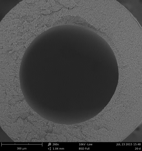 Fibres de membrane de microfiltration des boissons de séparation PVDF Fibres de microfiltration
