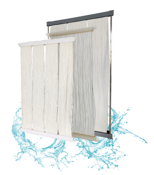 Module membranaire de type rideau de MBR